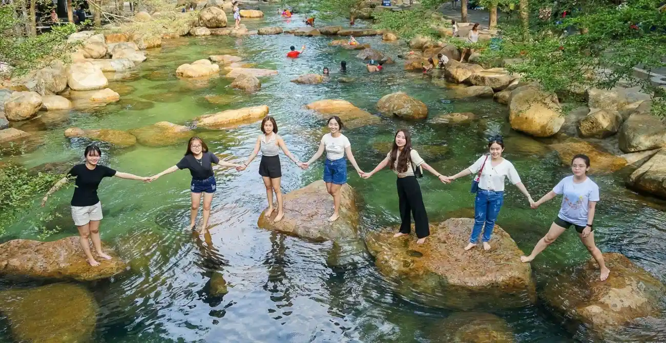 Khu du lịch Thủy Châu: Điểm đến dã ngoại trong xanh, mát lành